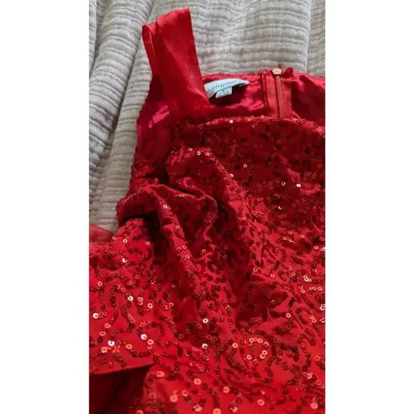 Chasing Fireflies Sweet Devil Costume Sequin Lace Leggings Dress Cosplay - Picture 8 of 12